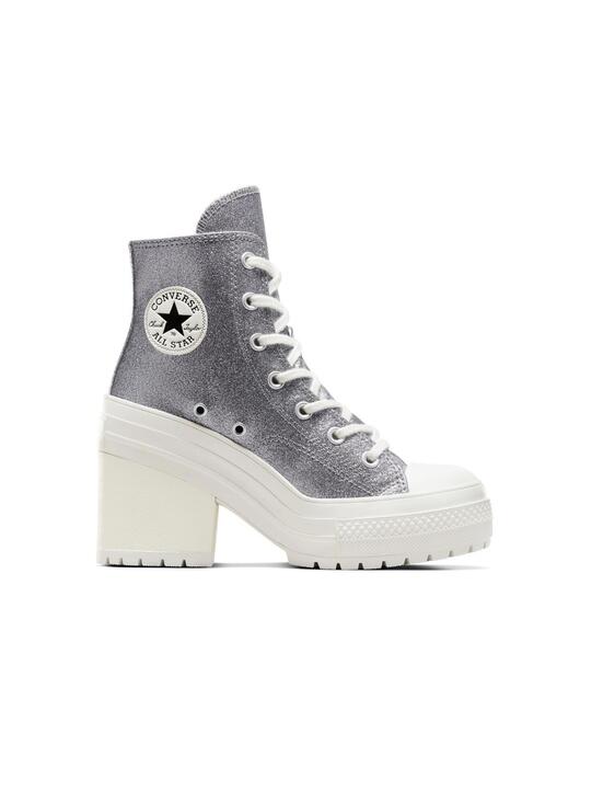 Converse Shoes - Converse Women’s 5.5 Chuck 70 De Luxe Heel Hi Top Glitter Sparkle Contemporary